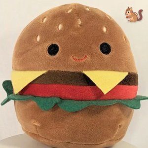 Squishmallow 5" Carl the Cheeseburger Food Squad